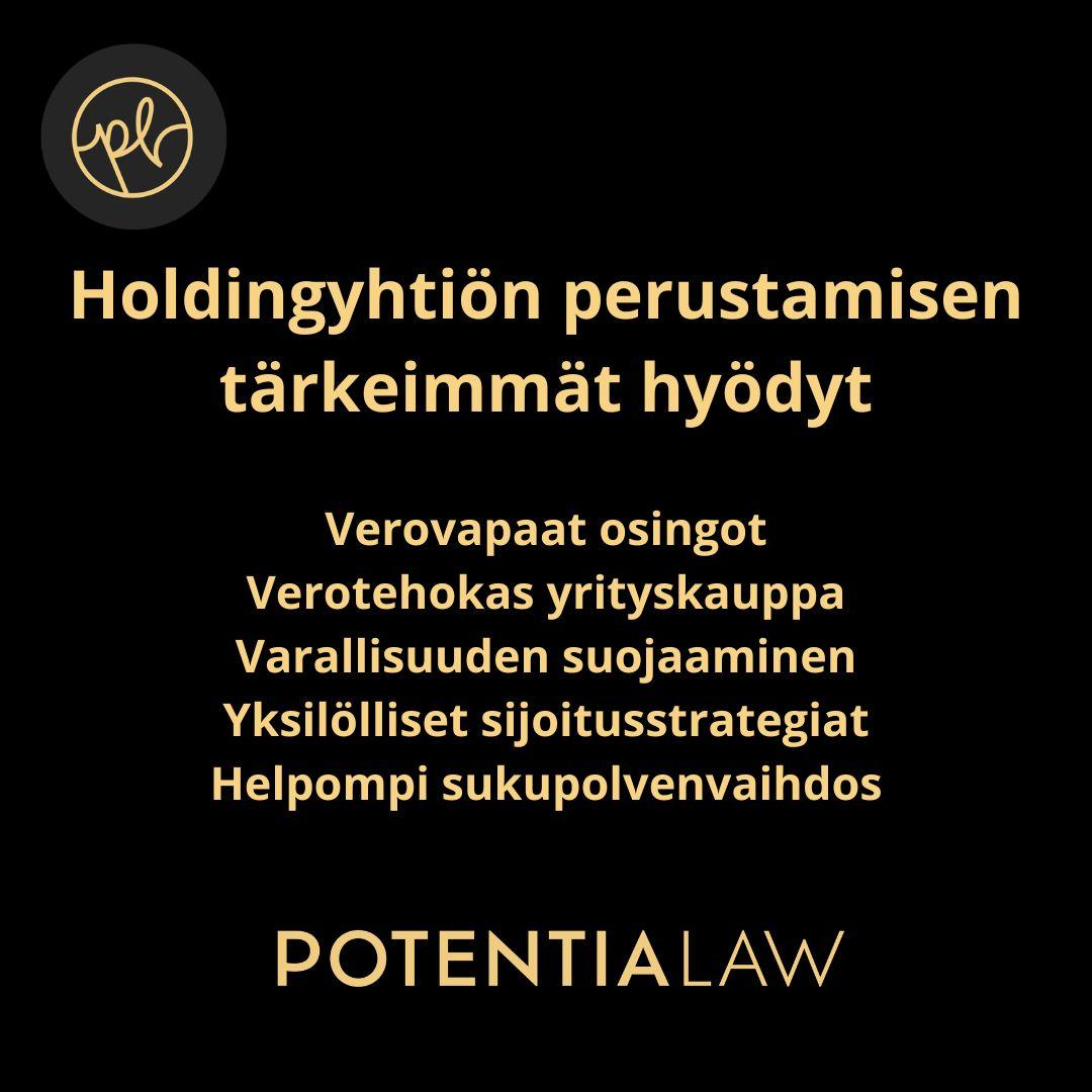 holdingyhtiön perustamisen tärkeimmät hyödyt